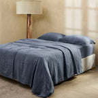 Σετ Διπλά Σεντόνια Hauz Limited Edition Linen 160X200+40 Cement